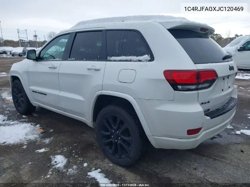 1C4RJFAGXJC120469 2018 Jeep Grand Cherokee Altitude 4X4