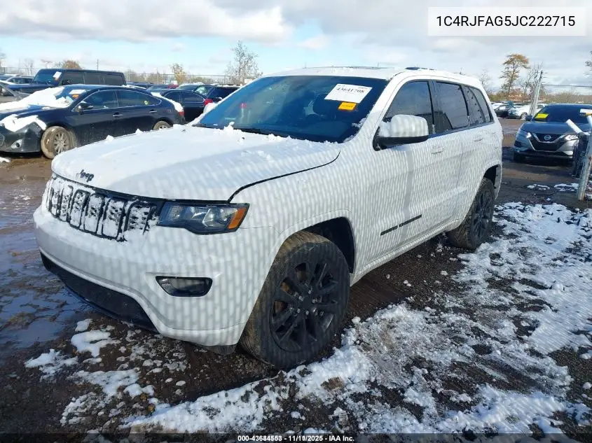 1C4RJFAG5JC222715 2018 Jeep Grand Cherokee Altitude 4X4