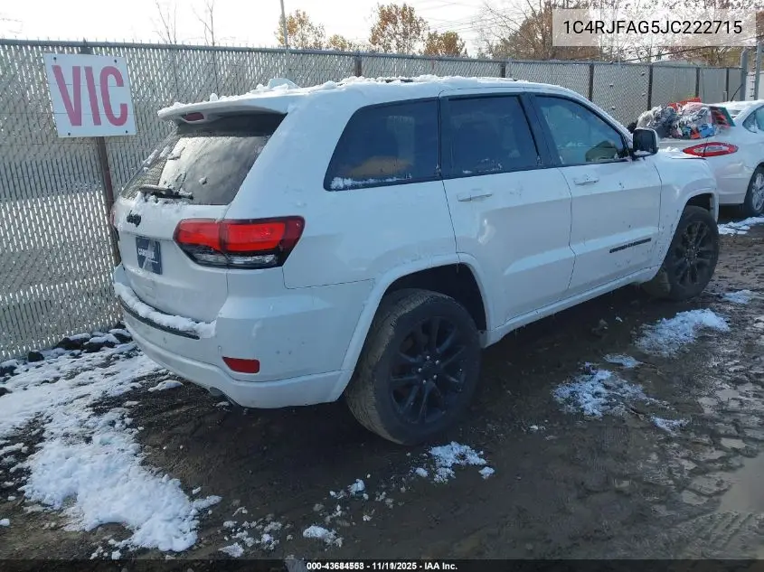 1C4RJFAG5JC222715 2018 Jeep Grand Cherokee Altitude 4X4