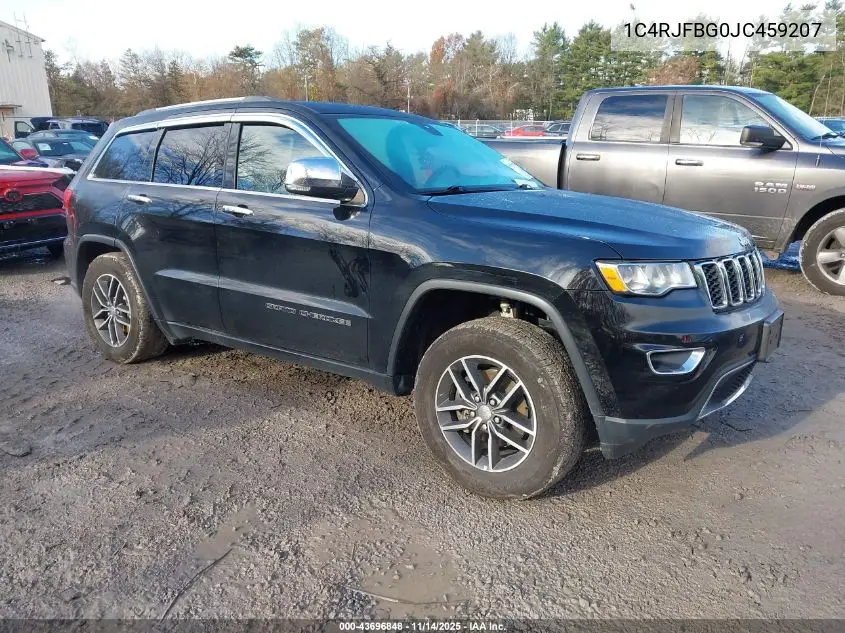 1C4RJFBG0JC459207 2018 Jeep Grand Cherokee Limited 4X4