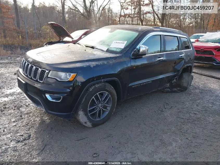 1C4RJFBG0JC459207 2018 Jeep Grand Cherokee Limited 4X4