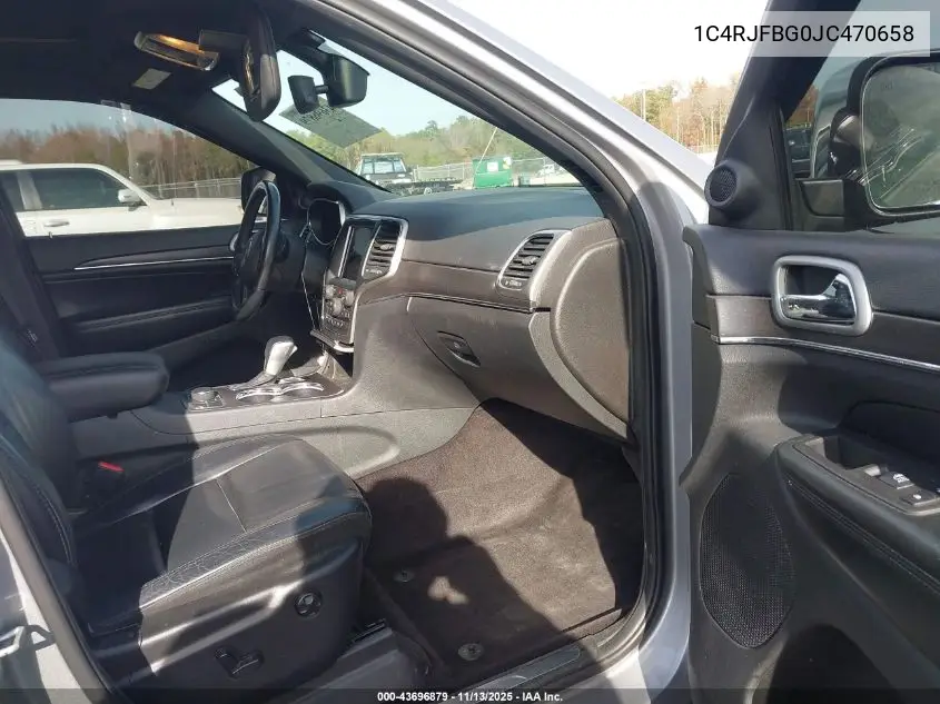1C4RJFBG0JC470658 2018 Jeep Grand Cherokee Limited 4X4