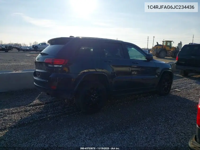 1C4RJFAG6JC234436 2018 Jeep Grand Cherokee Altitude 4X4