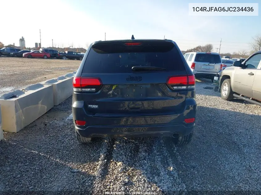 1C4RJFAG6JC234436 2018 Jeep Grand Cherokee Altitude 4X4