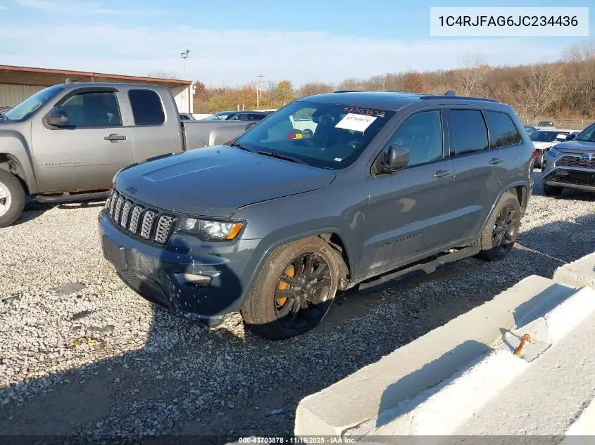 1C4RJFAG6JC234436 2018 Jeep Grand Cherokee Altitude 4X4