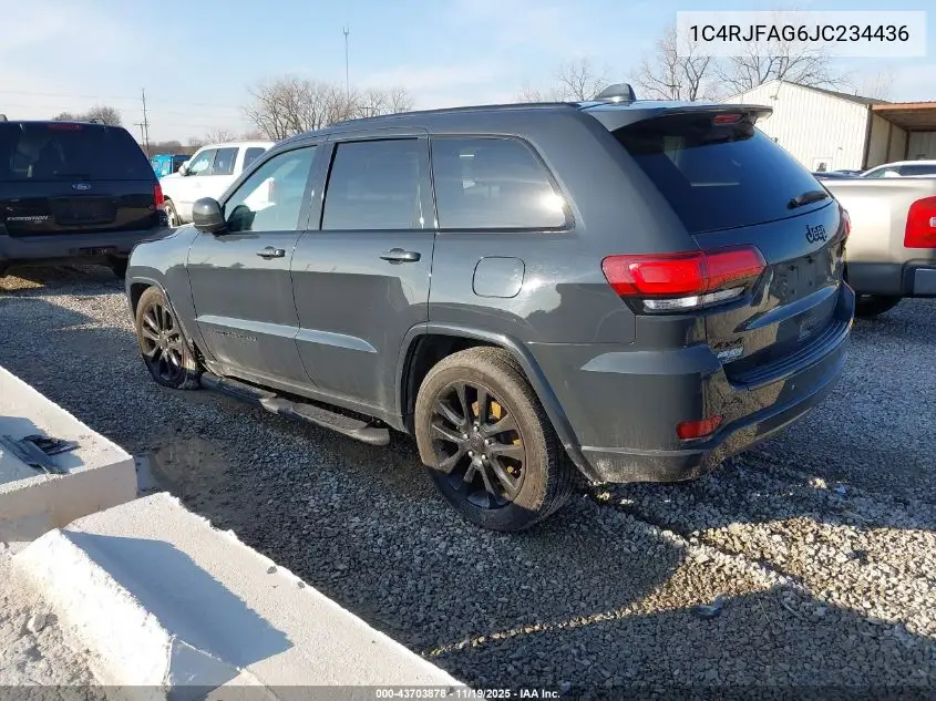 1C4RJFAG6JC234436 2018 Jeep Grand Cherokee Altitude 4X4