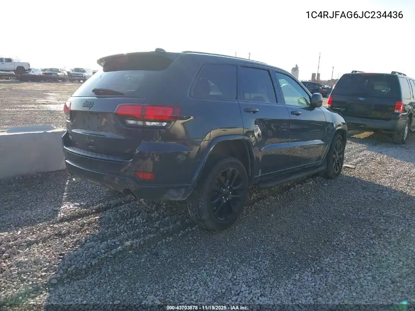 1C4RJFAG6JC234436 2018 Jeep Grand Cherokee Altitude 4X4