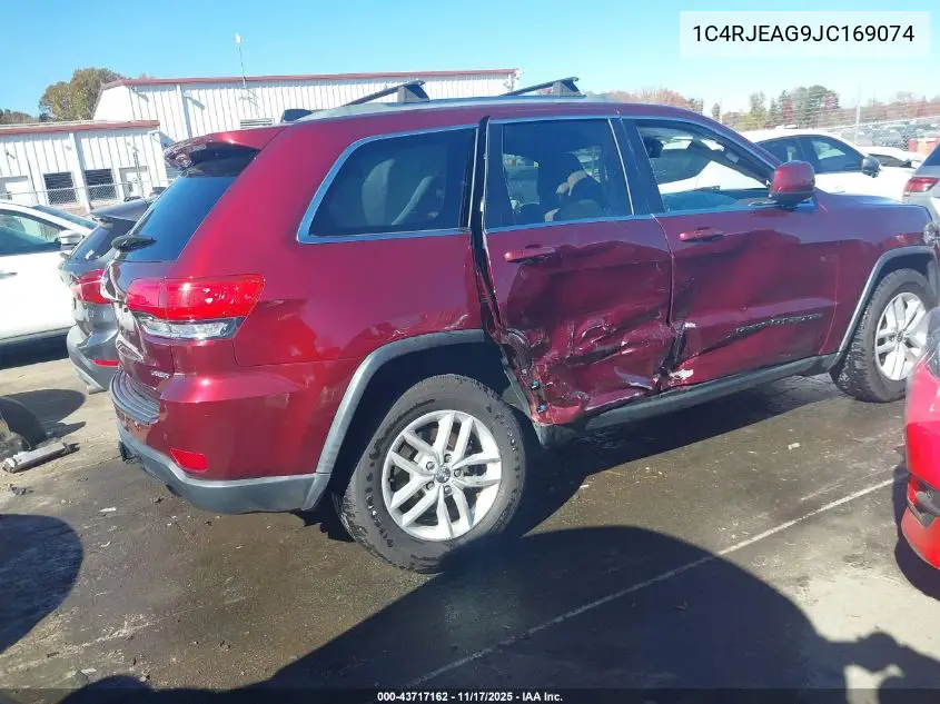 1C4RJEAG9JC169074 2018 Jeep Grand Cherokee Laredo E 4X2