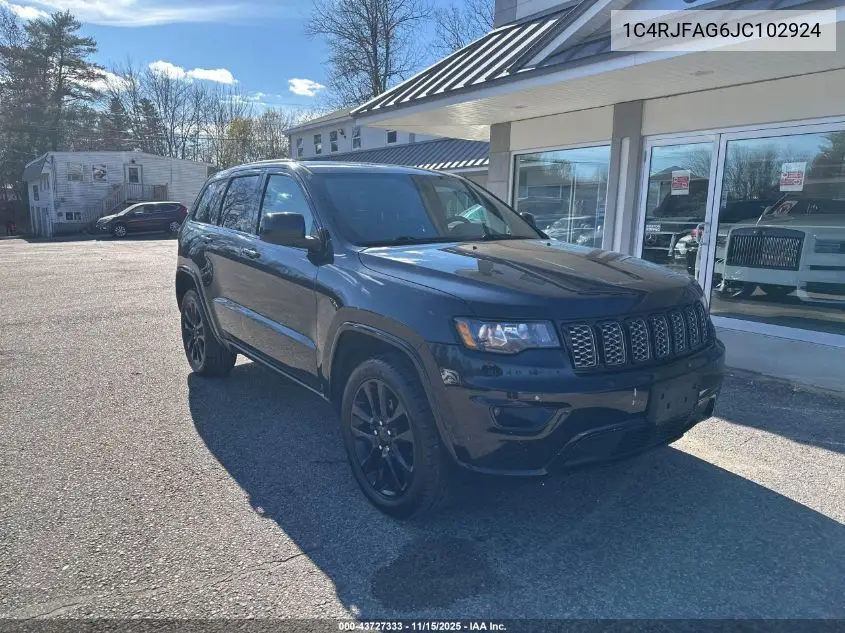 1C4RJFAG6JC102924 2018 Jeep Grand Cherokee Laredo