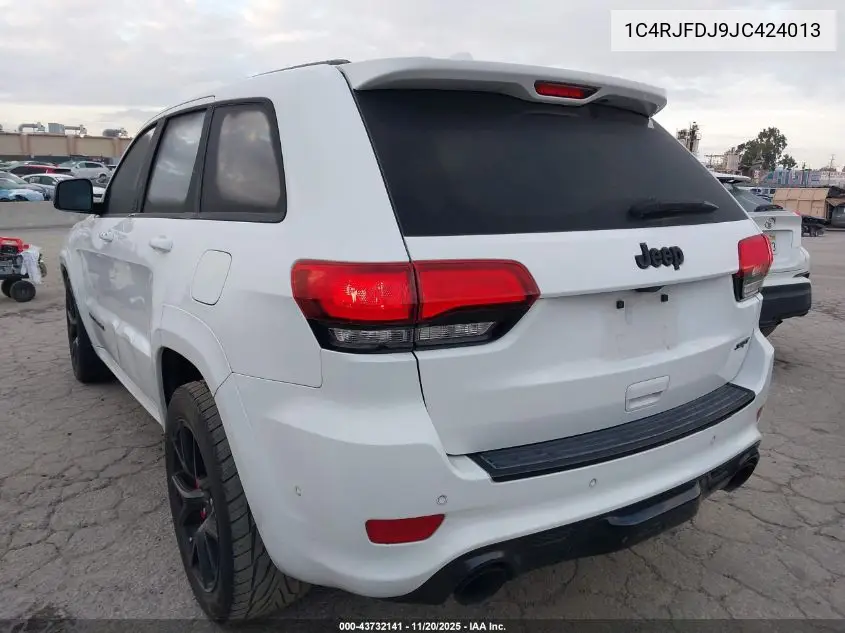 1C4RJFDJ9JC424013 2018 Jeep Grand Cherokee Srt 4X4