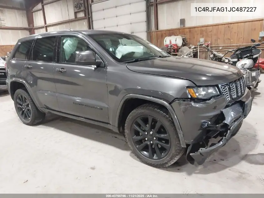 1C4RJFAG1JC487227 2018 Jeep Grand Cherokee Altitude 4X4