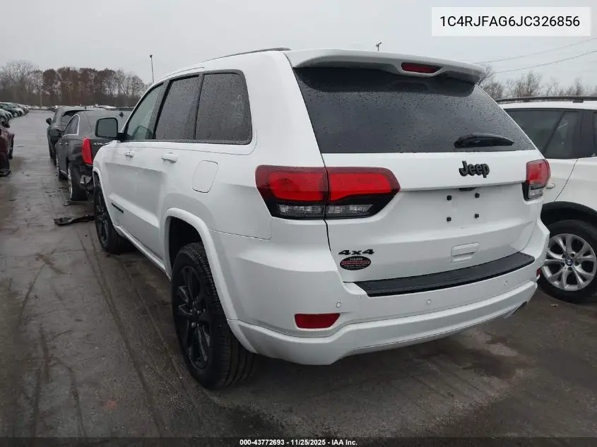 1C4RJFAG6JC326856 2018 Jeep Grand Cherokee Altitude 4X4