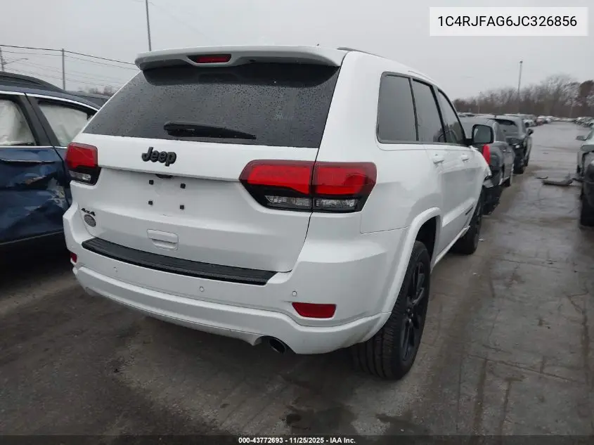 1C4RJFAG6JC326856 2018 Jeep Grand Cherokee Altitude 4X4