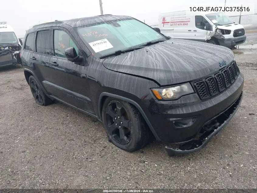 1C4RJFAG7JC375516 2018 Jeep Grand Cherokee Upland 4X4
