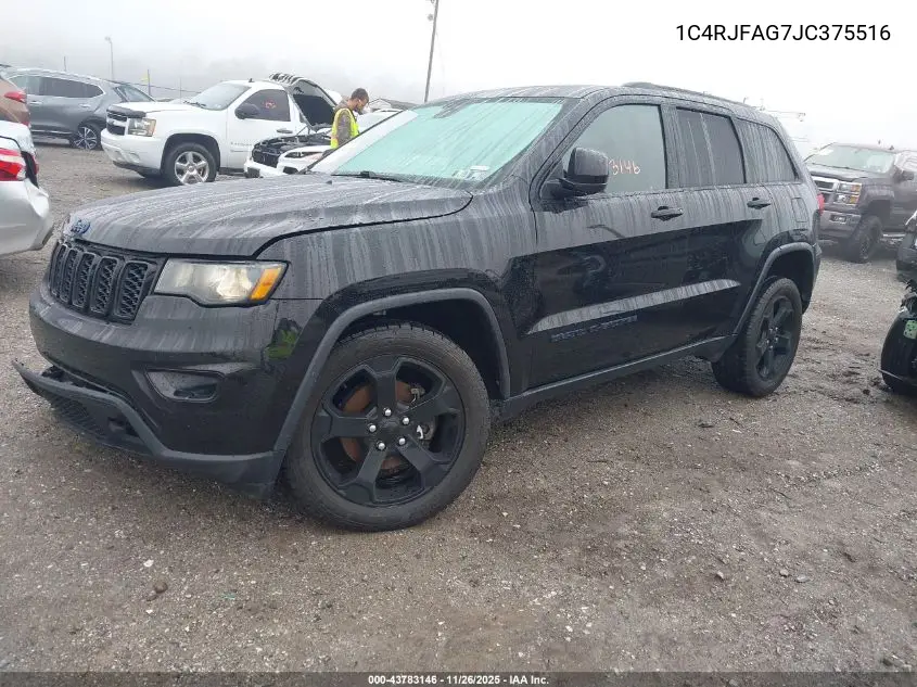 1C4RJFAG7JC375516 2018 Jeep Grand Cherokee Upland 4X4