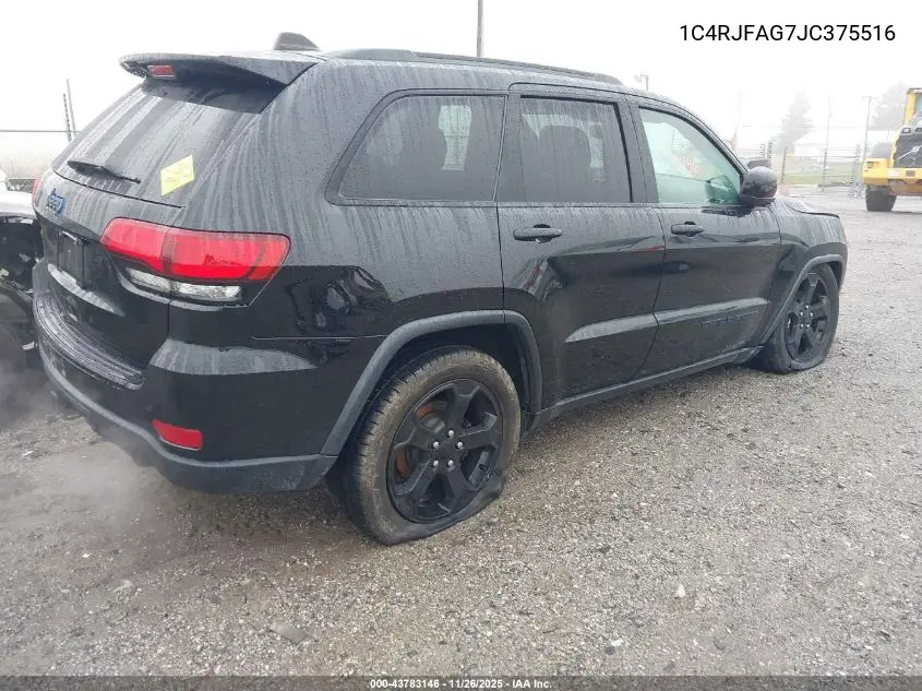 1C4RJFAG7JC375516 2018 Jeep Grand Cherokee Upland 4X4
