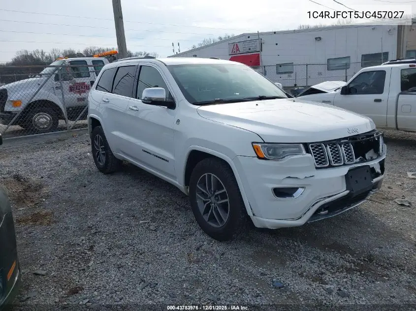 1C4RJFCT5JC457027 2018 Jeep Grand Cherokee Overland 4X4
