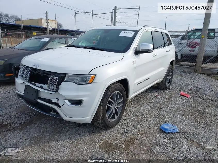 1C4RJFCT5JC457027 2018 Jeep Grand Cherokee Overland 4X4