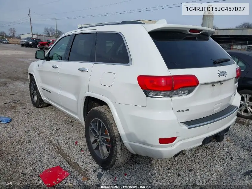 1C4RJFCT5JC457027 2018 Jeep Grand Cherokee Overland 4X4