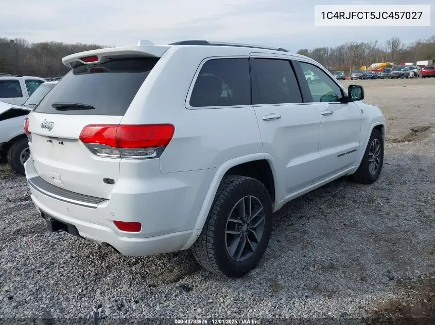 1C4RJFCT5JC457027 2018 Jeep Grand Cherokee Overland 4X4