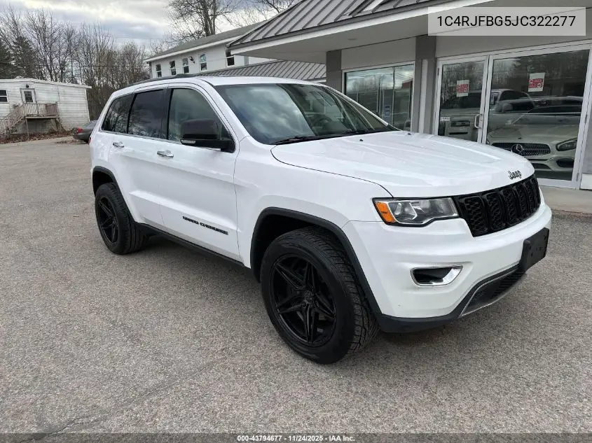 1C4RJFBG5JC322277 2018 Jeep Grand Cherokee Limited 4X4