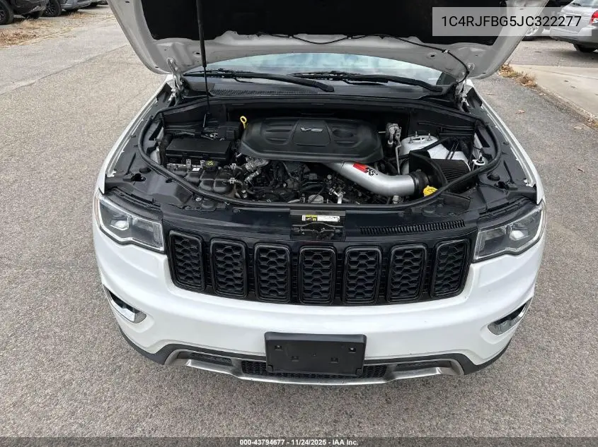 1C4RJFBG5JC322277 2018 Jeep Grand Cherokee Limited 4X4