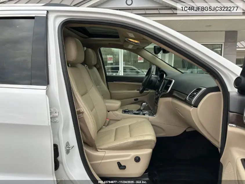 1C4RJFBG5JC322277 2018 Jeep Grand Cherokee Limited 4X4