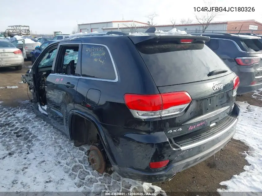 1C4RJFBG4JC180326 2018 Jeep Grand Cherokee Sterling Edition 4X4