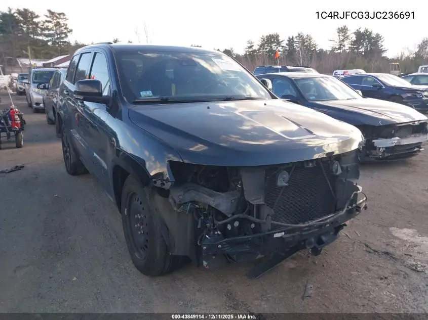 1C4RJFCG3JC236691 2018 Jeep Grand Cherokee High Altitude 4X4