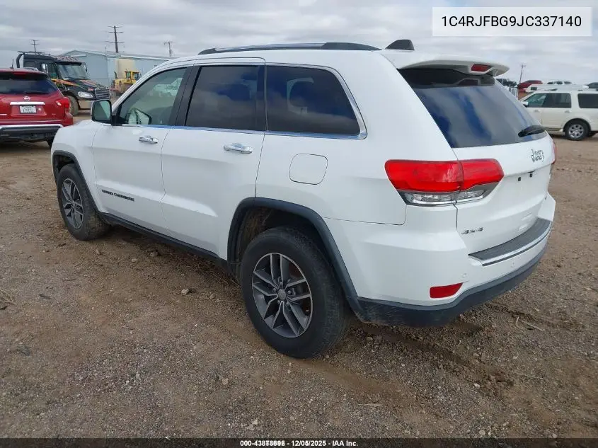 1C4RJFBG9JC337140 2018 Jeep Grand Cherokee Limited 4X4