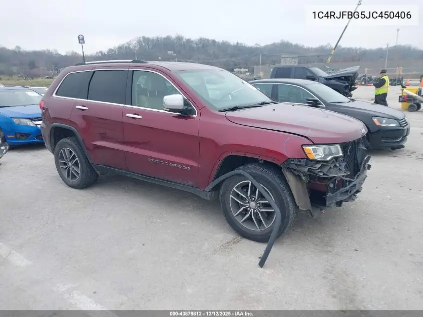 1C4RJFBG5JC450406 2018 Jeep Grand Cherokee Limited 4X4