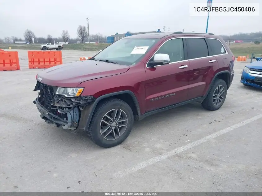 1C4RJFBG5JC450406 2018 Jeep Grand Cherokee Limited 4X4