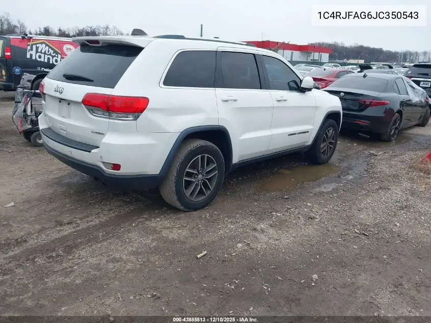 1C4RJFAG6JC350543 2018 Jeep Grand Cherokee Laredo E 4X4