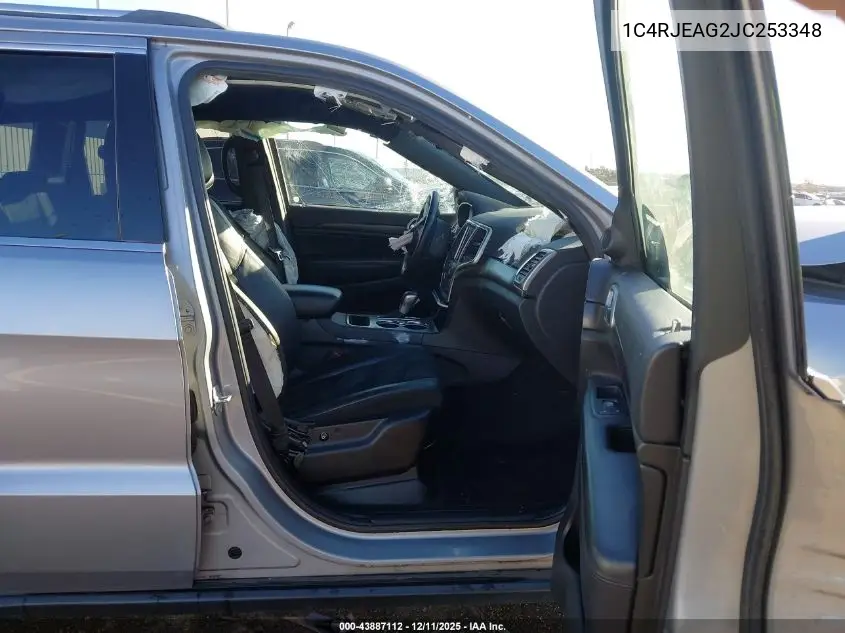 1C4RJEAG2JC253348 2018 Jeep Grand Cherokee Laredo E 4X2