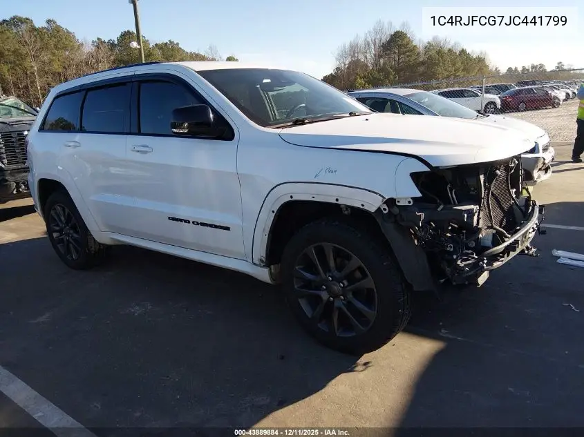 1C4RJFCG7JC441799 2018 Jeep Grand Cherokee High Altitude 4X4