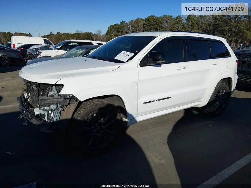 1C4RJFCG7JC441799 2018 Jeep Grand Cherokee High Altitude 4X4