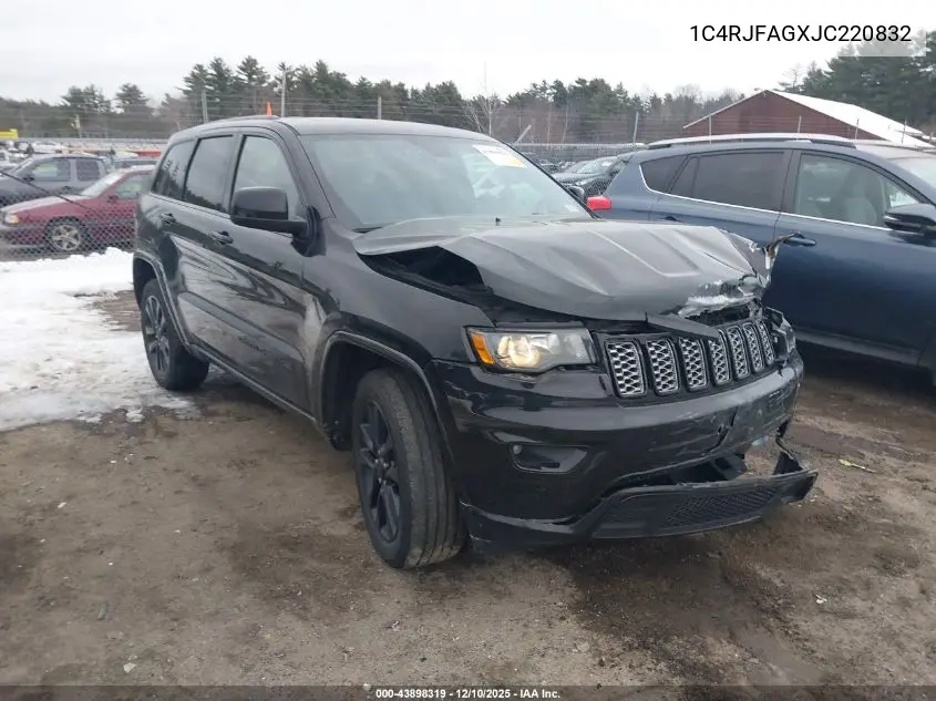 1C4RJFAGXJC220832 2018 Jeep Grand Cherokee Altitude 4X4