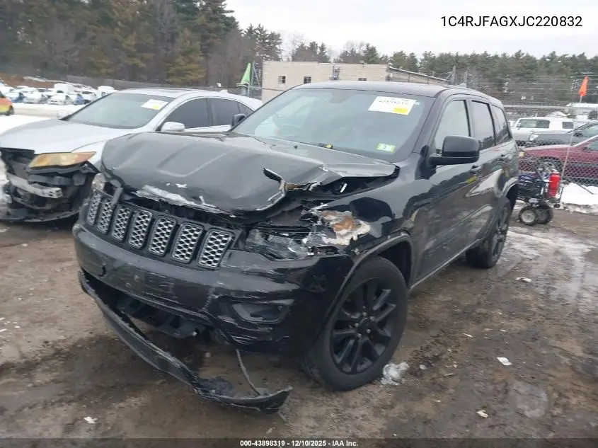 1C4RJFAGXJC220832 2018 Jeep Grand Cherokee Altitude 4X4