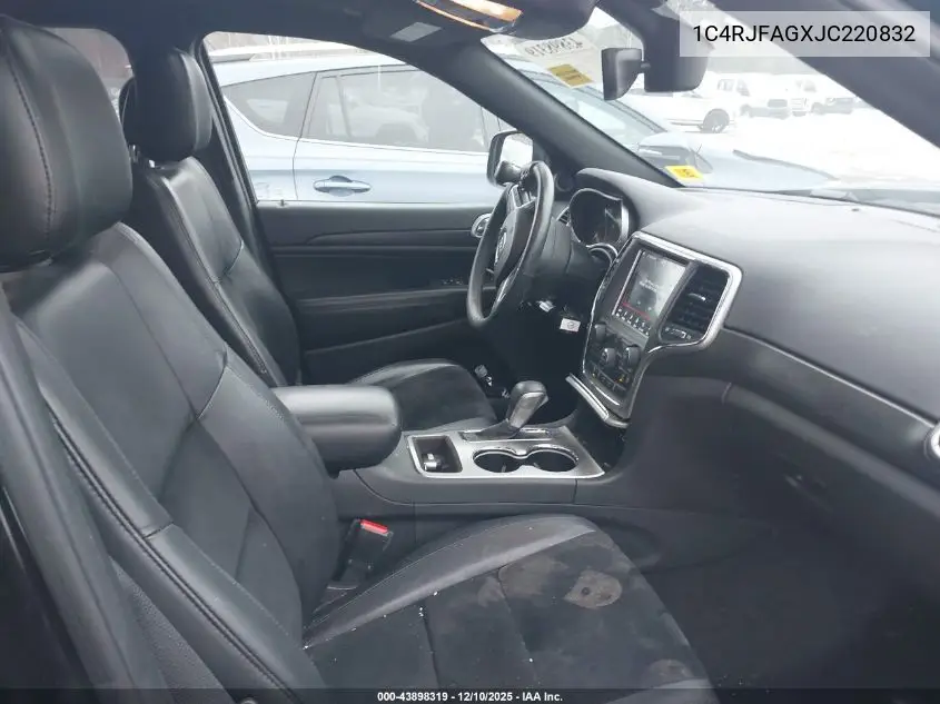 1C4RJFAGXJC220832 2018 Jeep Grand Cherokee Altitude 4X4