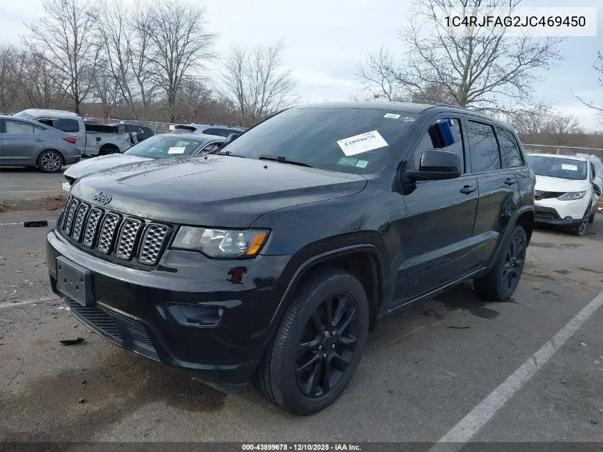 1C4RJFAG2JC469450 2018 Jeep Grand Cherokee Altitude 4X4