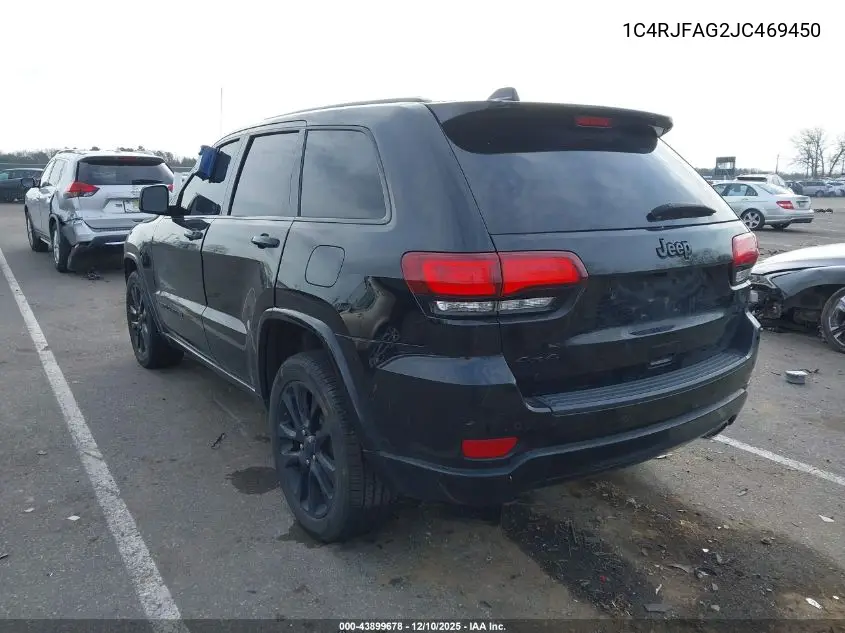 1C4RJFAG2JC469450 2018 Jeep Grand Cherokee Altitude 4X4