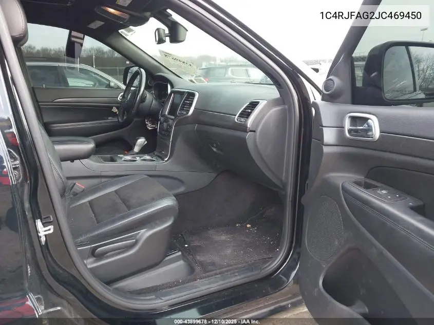 1C4RJFAG2JC469450 2018 Jeep Grand Cherokee Altitude 4X4