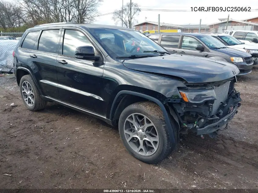 1C4RJFBG9JC250662 2018 Jeep Grand Cherokee Sterling Edition 4X4