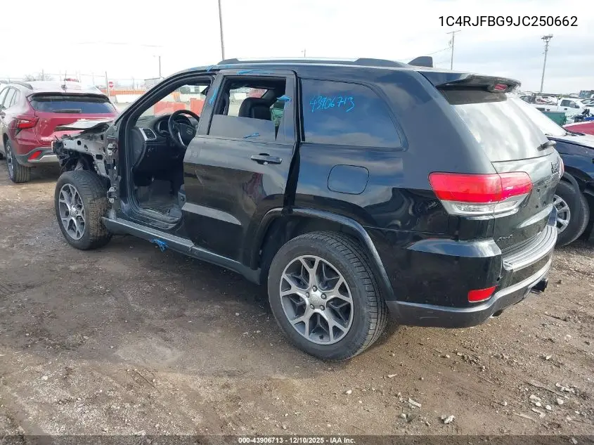1C4RJFBG9JC250662 2018 Jeep Grand Cherokee Sterling Edition 4X4