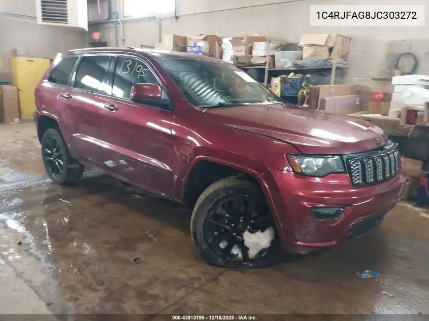 1C4RJFAG8JC303272 2018 Jeep Grand Cherokee Altitude 4X4