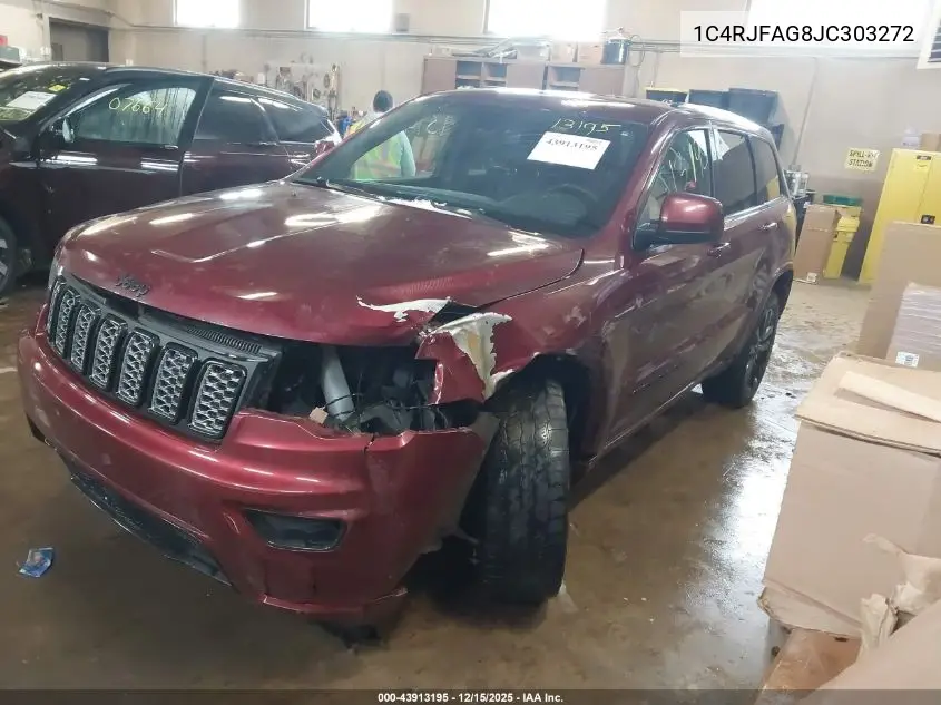 1C4RJFAG8JC303272 2018 Jeep Grand Cherokee Altitude 4X4