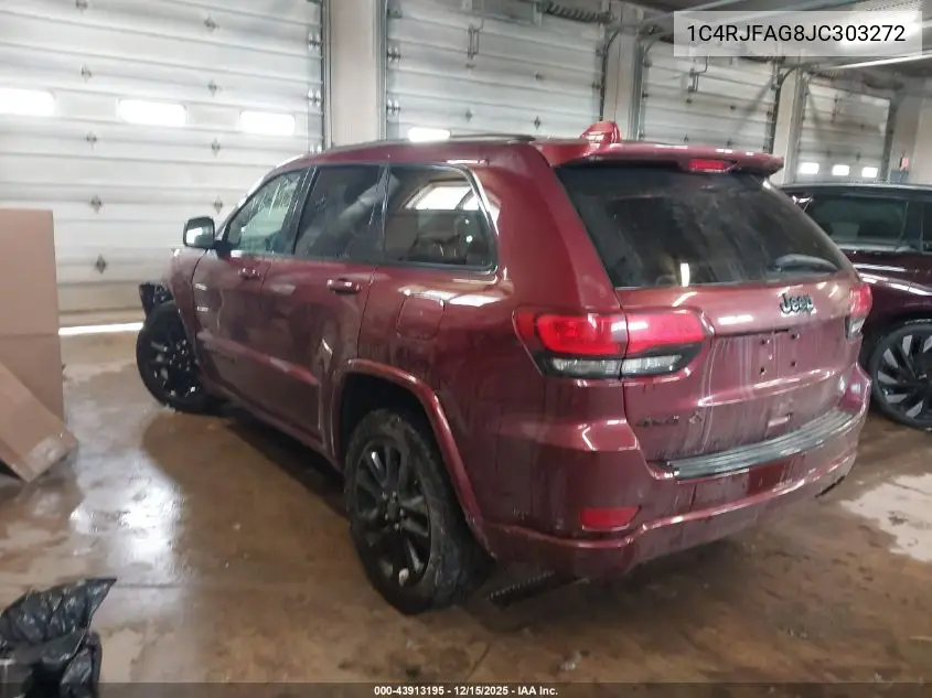 1C4RJFAG8JC303272 2018 Jeep Grand Cherokee Altitude 4X4
