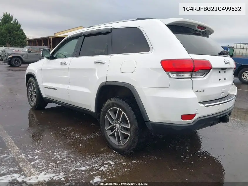 1C4RJFBG2JC499532 2018 Jeep Grand Cherokee Limited 4X4