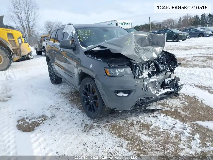1C4RJFAG5KC710516 2019 Jeep Grand Cherokee Laredo