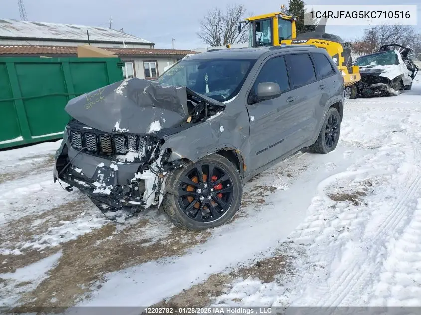 1C4RJFAG5KC710516 2019 Jeep Grand Cherokee Laredo